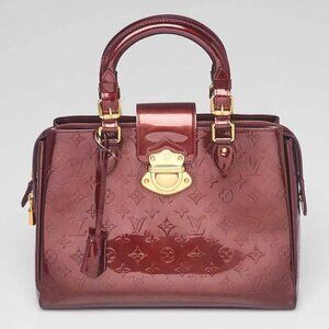 Louis Vuitton Rouge Fauviste Monogram Vernis Melrose Avenue Bag